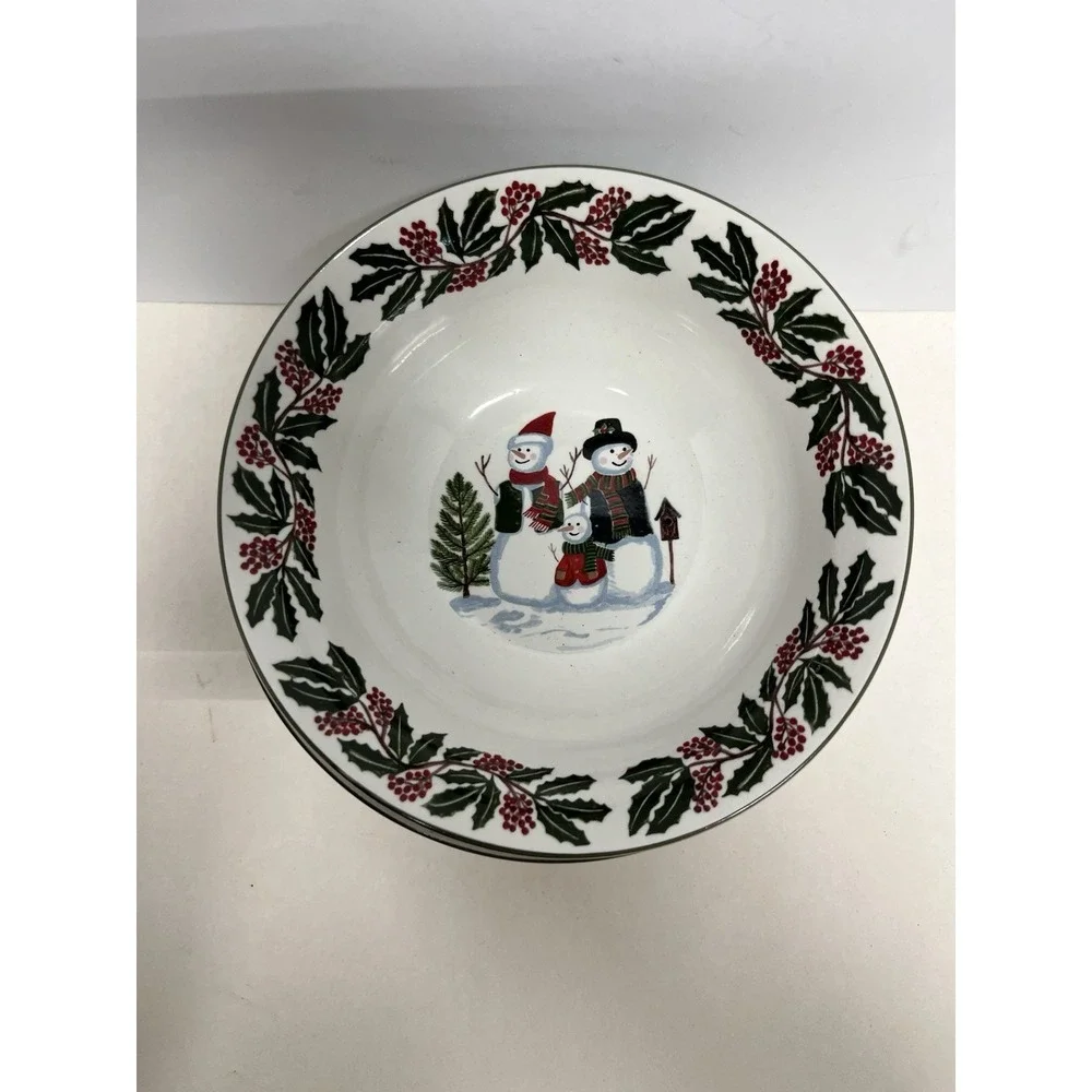 GEI Christmas Holly Berries Snowman 9.5